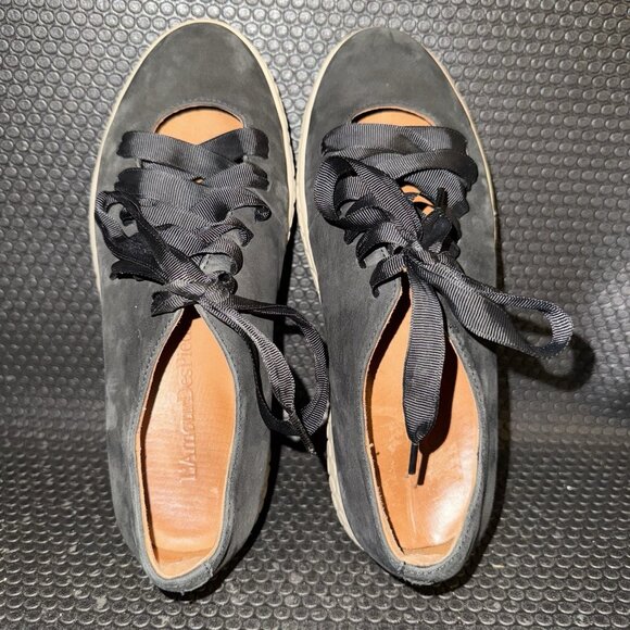 L'Amour Des Pieds Black Leather Lace Up Zaheera Comfort Shoes Womens Size 6M - Picture 6 of 8